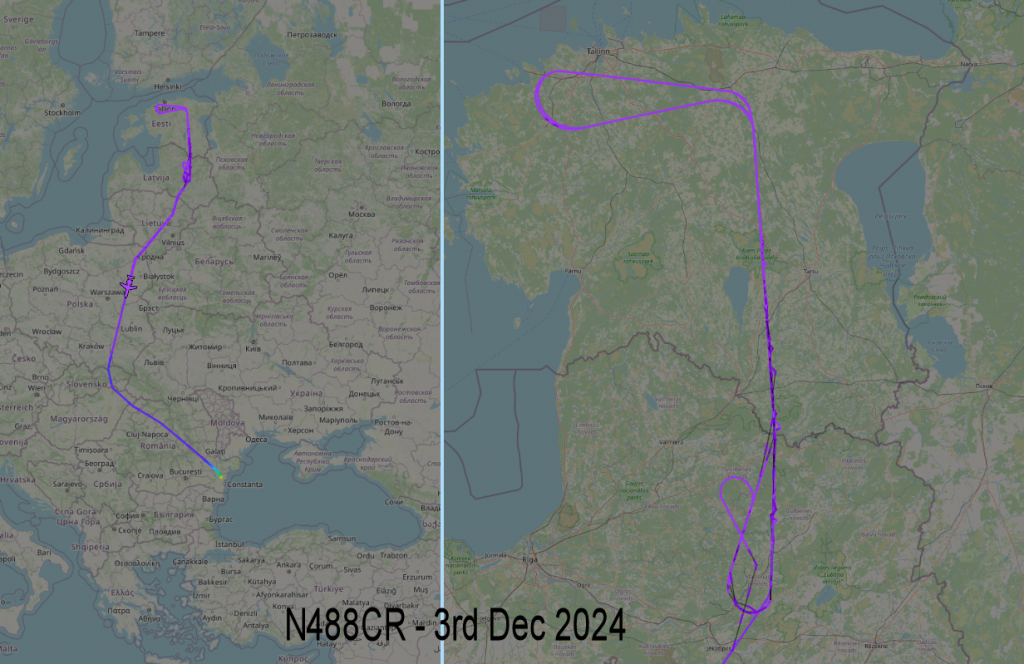 Bombardier CL-650 aircraft. N488CR
